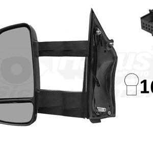 Oglinda exterioara OPEL MOVANO C platou / sasiu (U9) 2.2 D diesel 165 cai VAN WEZEL 1651827