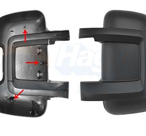 Acoperire oglinda exterioara OPEL MOVANO C platou / sasiu (U9) 2.2 D diesel 165 cai VAN WEZEL 1651841
