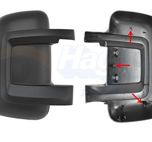 Acoperire oglinda exterioara OPEL MOVANO C platou / sasiu (U9) 2.2 D diesel 140 cai VAN WEZEL 1651842