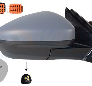 Oglinda exterioara OPEL GRANDLAND / GRANDLAND X (A18, P1UO) 1.6 Turbo D (75) diesel 120 cai VAN WEZEL 3729828