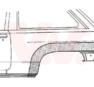 Panou lateral OPEL COMBO Autoutilitara/limuzina spatioasa (71_) 1.7 D diesel 60 cai VAN WEZEL 3788145