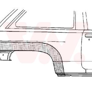Panou lateral OPEL COMBO Autoutilitara/limuzina spatioasa (71_) 1.2 benzina 45 cai VAN WEZEL 3788146