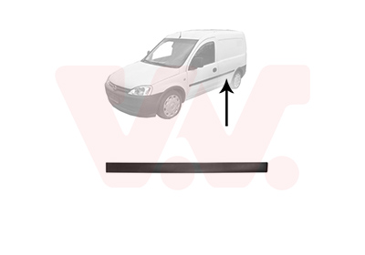 Elemente decorative / protectie portiera OPEL COMBO Autoutilitara/limuzina spatioasa 1.3 CDTI 16V diesel 75 cai VAN WEZEL 3789425