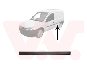 Elemente decorative / protectie portiera OPEL COMBO Autoutilitara/limuzina spatioasa 1.6 benzina 87 cai VAN WEZEL 3789425