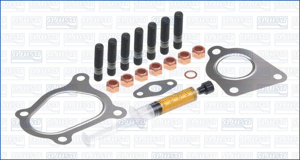 Set montaj turbocompresor OPEL VIVARO A bus (X83) 2.0 CDTI (F7, J7, A07) diesel 114 cai AJUSA JTC11507