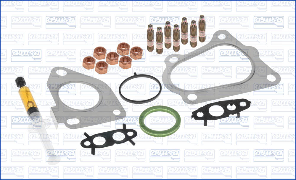 Set montaj turbocompresor OPEL MOVANO B caroserie (X62) 2.3 CDTI RWD (FV) diesel 125 cai AJUSA JTC11967