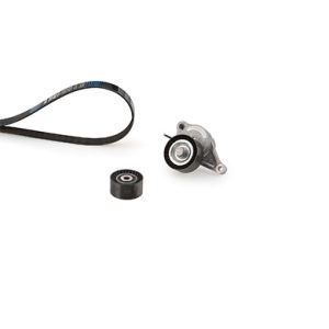 Set curea transmisie cu caneluri OPEL MOVANO B platou / sasiu (X62) 2.3 CDTI FWD (EV, HV, UV) diesel 170 cai GATES K017PK1668
