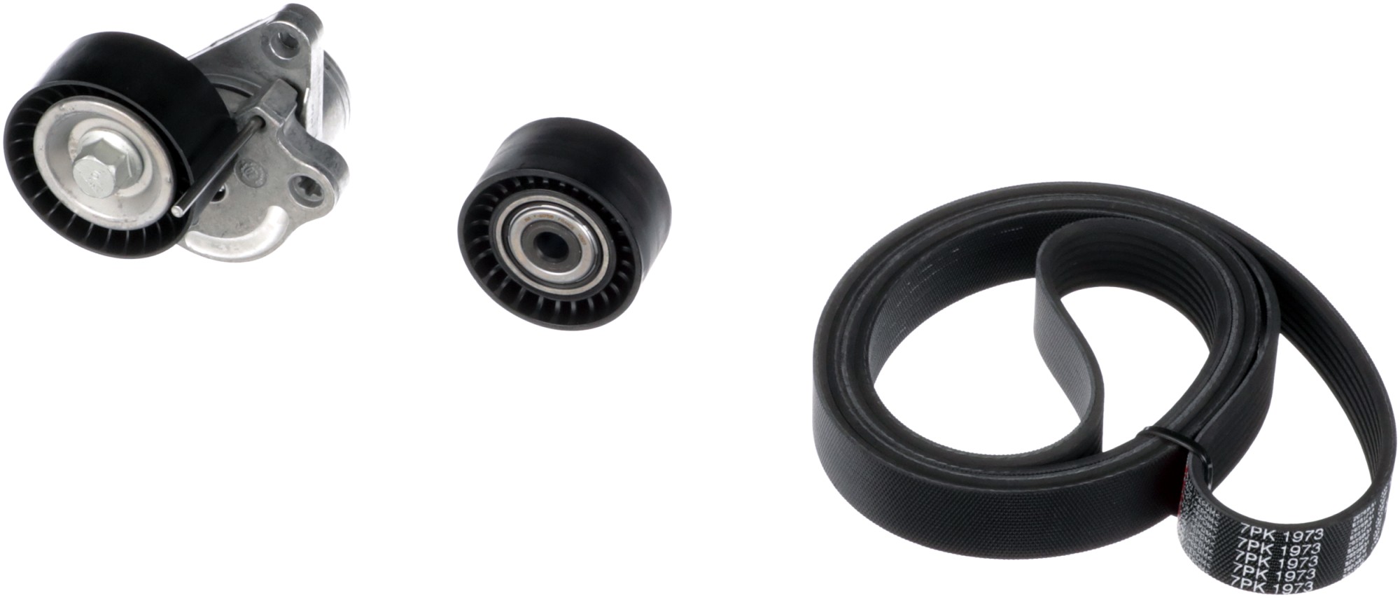 Set curea transmisie cu caneluri OPEL VIVARO A platou / sasiu (X83) 2.0 CDTI diesel 114 cai GATES K017PK1973