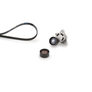 Set curea transmisie cu caneluri OPEL MOVANO A bus (X70) 2.2 DTI (JD) diesel 90 cai GATES K026PK1835