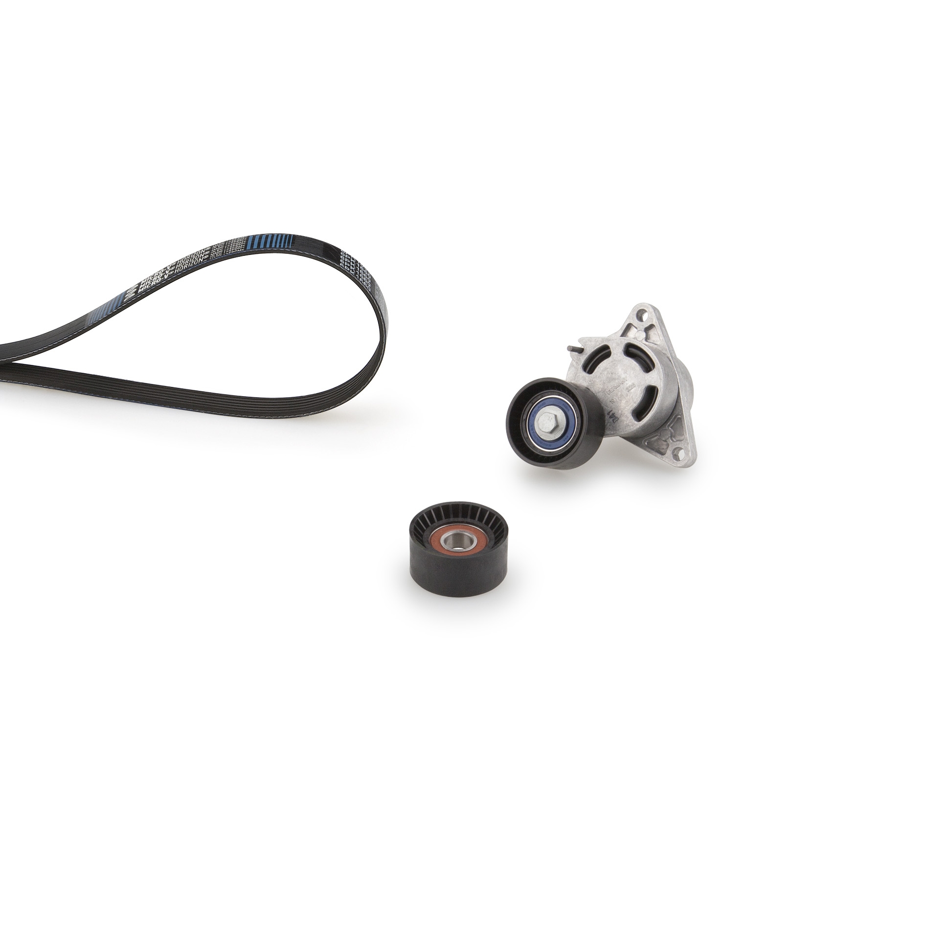 Set curea transmisie cu caneluri OPEL MOVANO A platou / sasiu (X70) 2.5 DTi (ED, HD, UD0, UD4) diesel 99 cai GATES K026PK1835