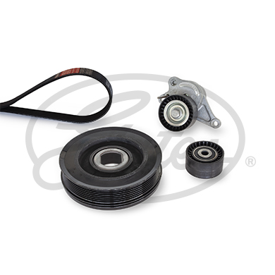 Set curea transmisie cu caneluri OPEL VIVARO A caroserie (X83) 2.0 CDTI (F7) diesel 114 cai GATES K057PK1973