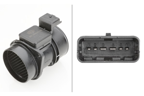 Senzor debit aer OPEL VIVARO A platou / sasiu (X83) 2.5 DTi diesel 135 cai HELLA 8ET 009 142-001