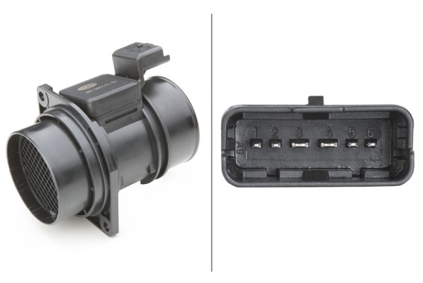 Senzor debit aer OPEL MOVANO A caroserie (X70) 2.5 DTI (FD) diesel 115 cai HELLA 8ET 009 142-651