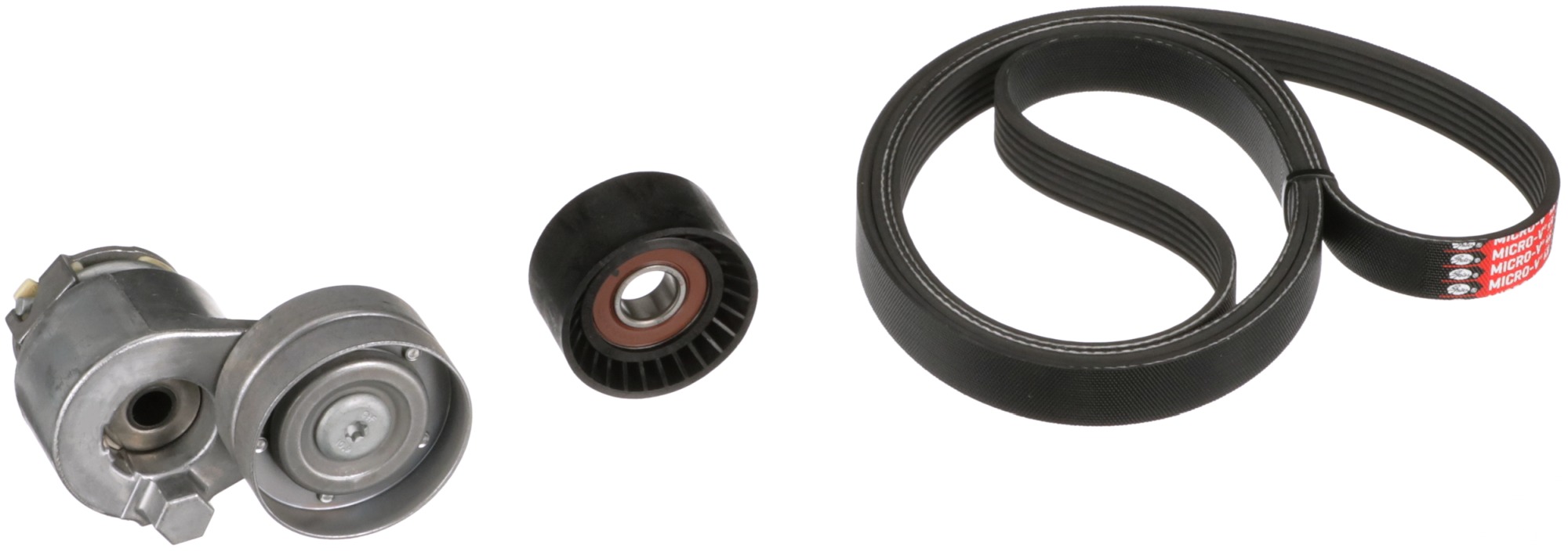 Set curea transmisie cu caneluri OPEL MOVANO A bus (X70) 1.9 DTI (JD) diesel 82 cai GATES K036PK1795