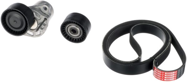 Set curea transmisie cu caneluri OPEL VIVARO B caroserie (X82) 1.6 CDTI (05) diesel 90 cai GATES K037PK1685XS