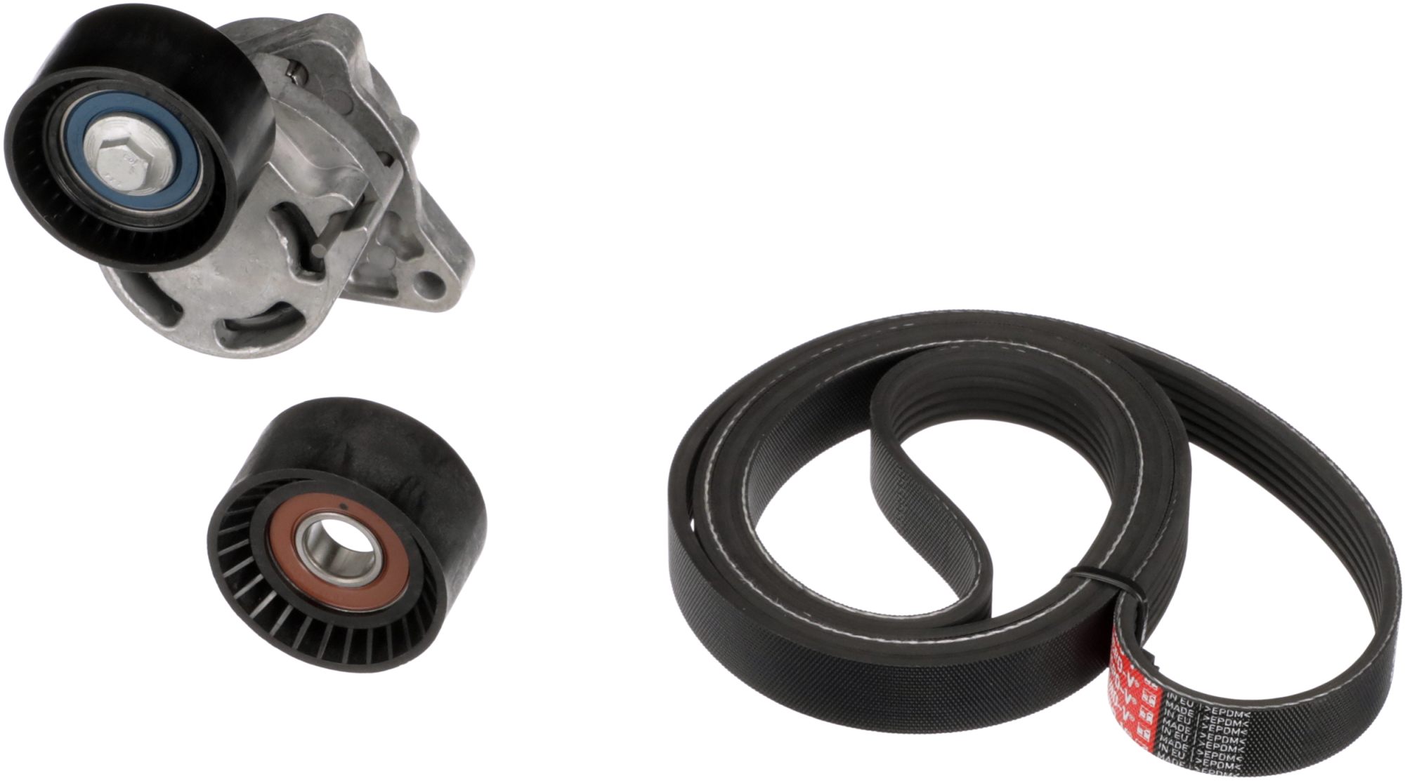 Set curea transmisie cu caneluri OPEL VIVARO A bus (X83) 2.5 DTI (F7, J7, A07) diesel 135 cai GATES K046PK1795