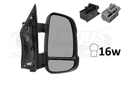 Oglinda exterioara OPEL MOVANO C caroserie (U9) 2.2 D diesel 165 cai VAN WEZEL 0983828