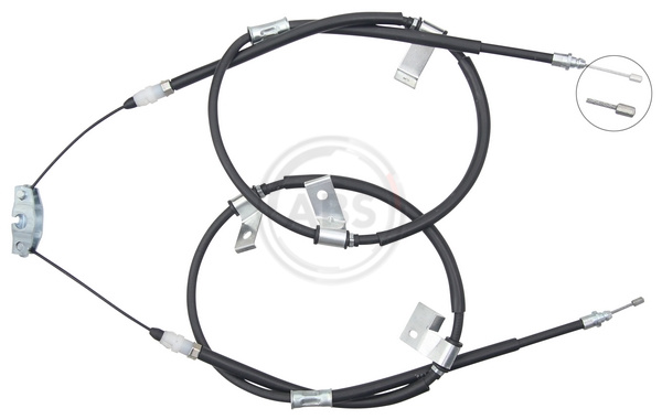 Cablu frana de parcare OPEL ADAM (M13) 1.4 LPG Benzina/Autogaz (GPL) 87 cai ABS K17624