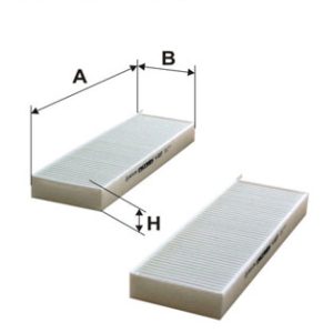 Filtru polen OPEL GRANDLAND / GRANDLAND X (A18, P1UO) 1.2 Turbo Hybrid (75) benzina/elector 136 cai FILTRON K 1227-2x