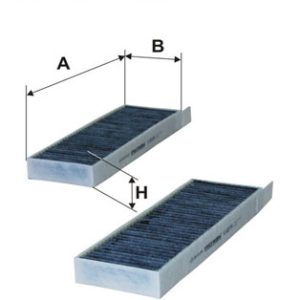 Filtru polen OPEL GRANDLAND X Van 2.0 CDTI (75) diesel 177 cai FILTRON K 1227A-2x