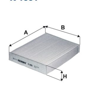 Filtru polen OPEL VIVARO B platou / sasiu (X82) 1.6 CDTI (03) diesel 140 cai FILTRON K 1351