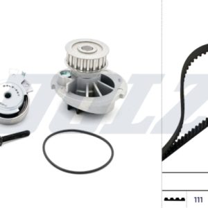 Set pompa apa + curea dintata OPEL COMBO Autoutilitara/limuzina spatioasa 1.6 benzina 87 cai DOLZ KD024