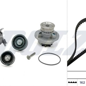 Set pompa apa + curea dintata OPEL COMBO Autoutilitara/limuzina spatioasa 1.6 CNG 16V Benzina/Gaz metan (GNC) 94 cai DOLZ KD081