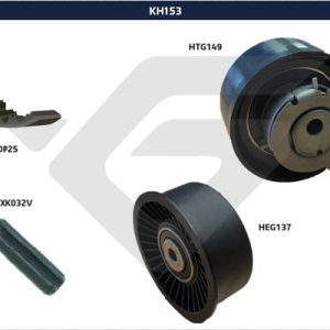 Kit distributie OPEL MOVANO A bus (X70) 2.5 DTI (JD) diesel 115 cai HUTCHINSON KH 153