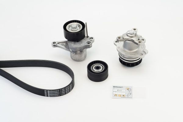 Pompa apa + Set curea transmisie cu caneluri OPEL MOVANO B platou / sasiu (X62) 2.3 CDTI FWD (EV, HV, UV) diesel 125 cai CONTITECH 7PK1970WP1