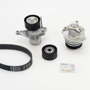 Pompa apa + Set curea transmisie cu caneluri OPEL VIVARO A platou / sasiu (X83) 2.0 CDTI diesel 114 cai CONTITECH 7PK1970WP1