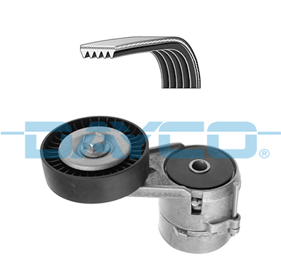 Set curea transmisie cu caneluri OPEL COMBO Tour 1.6 CNG Benzina/Gaz metan (GNC) 94 cai DAYCO KPV275