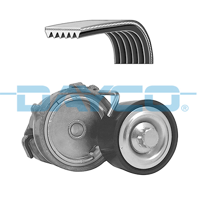 Set curea transmisie cu caneluri OPEL MOKKA 1.2 (76) benzina 131 cai DAYCO KPV295