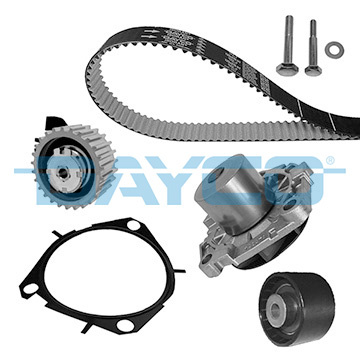 Set pompa apa + curea dintata OPEL COMBO Tour (X12) 2.0 CDTI (C26, D26, E26, C05) diesel 135 cai DAYCO KTBWP7590