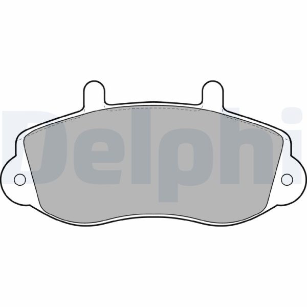 Placute frana OPEL MOVANO A caroserie (X70) 2.5 CDTI (FD) diesel 120 cai DELPHI LP1406