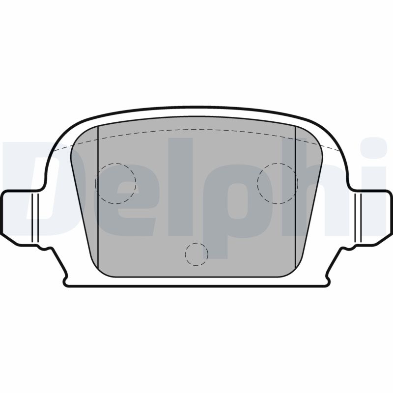 Placute frana OPEL COMBO Tour 1.6 CNG Benzina/Gaz metan (GNC) 97 cai DELPHI LP1677