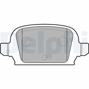 Placute frana OPEL COMBO Tour 1.7 DTI 16V diesel 75 cai DELPHI LP1677