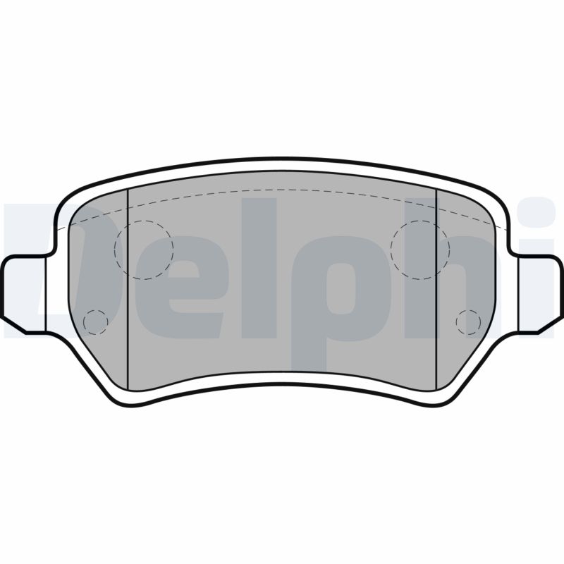 Placute frana OPEL COMBO Autoutilitara/limuzina spatioasa 1.3 CDTI 16V diesel 75 cai DELPHI LP1681