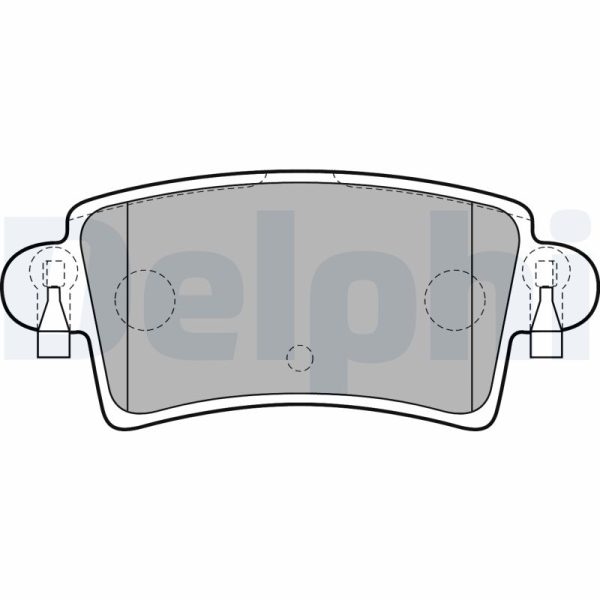Placute frana OPEL MOVANO A bus (X70) 1.9 DTI (JD) diesel 80 cai DELPHI LP1747
