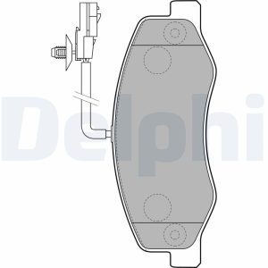 Placute frana OPEL MOVANO B caroserie (X62) 2.3 CDTI RWD (FV) diesel 163 cai DELPHI LP2192