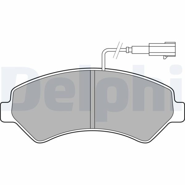 Placute frana OPEL MOVANO C platou / sasiu (U9) 2.2 BlueHDi 120 diesel 120 cai DELPHI LP2492