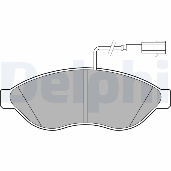 Placute frana OPEL MOVANO C platou / sasiu (U9) 2.2 D diesel 120 cai DELPHI LP2498