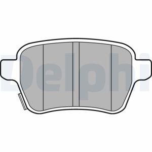 Placute frana OPEL ADAM (M13) 1.0 benzina 90 cai DELPHI LP3165