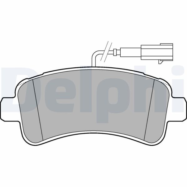 Placute frana OPEL MOVANO C platou / sasiu (U9) 2.2 BlueHDi 140 diesel 140 cai DELPHI LP3185