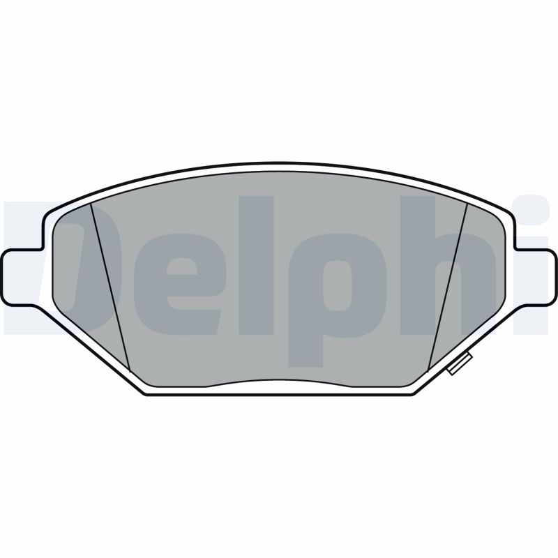 Placute frana OPEL KARL (C16) 1.0 LPG Benzina/Autogaz (GPL) 73 cai DELPHI LP3301