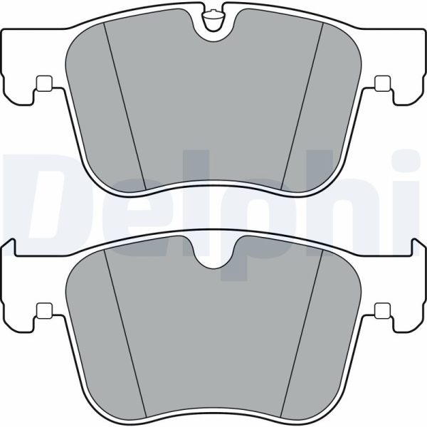 Placute frana OPEL GRANDLAND / GRANDLAND X (A18, P1UO) 1.5 Turbo D (75) diesel 131 cai DELPHI LP3384