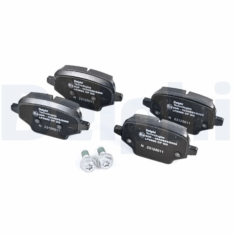 Placute frana OPEL COMBO Autoutilitara/limuzina spatioasa (K9) 1.6 D diesel 75 cai DELPHI LP3580