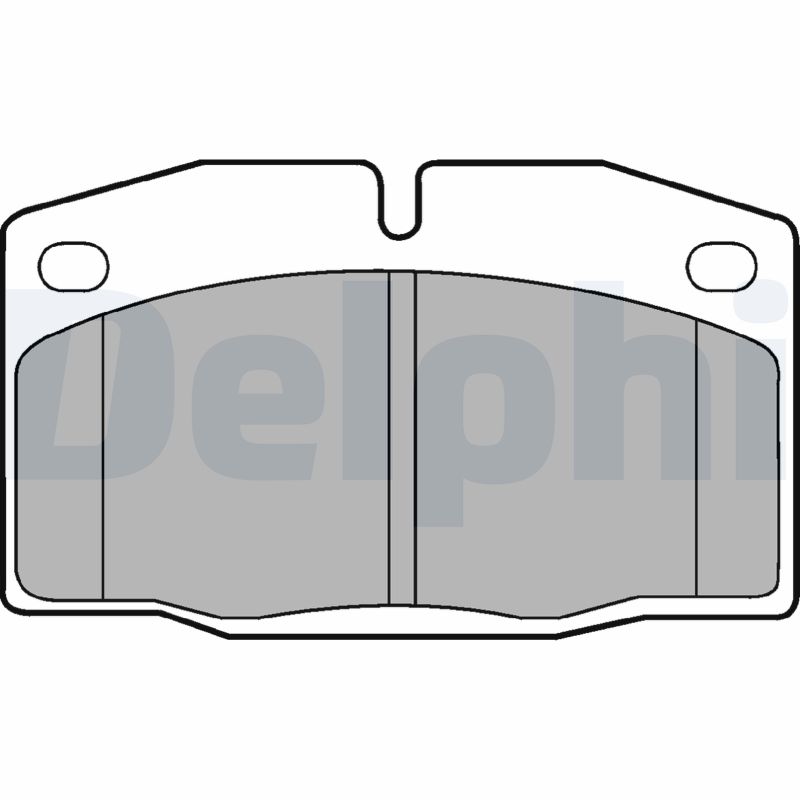Placute frana OPEL COMBO Autoutilitara/limuzina spatioasa (71_) 1.4 benzina 60 cai DELPHI LP415