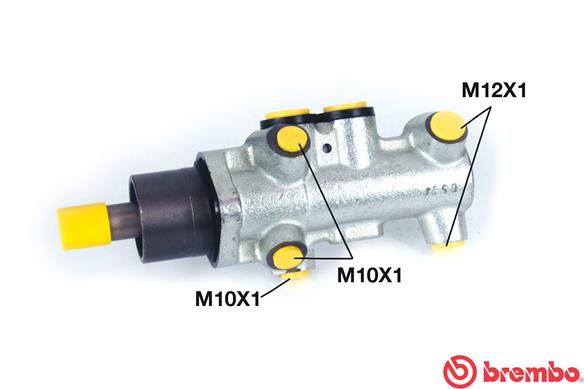 Pompa centrala frana OPEL MOVANO A platou / sasiu (X70) 2.5 CDTI (ED, HD, UD0, UD4) diesel 120 cai BREMBO M 68 009