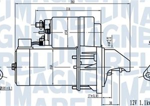 Electromotor OPEL COMBO Autoutilitara/limuzina spatioasa (71_) 1.4 benzina 60 cai MAGNETI MARELLI 063720519010