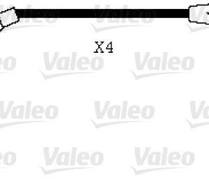 Set cablaj aprindere OPEL COMBO Autoutilitara/limuzina spatioasa (71_) 1.2 benzina 45 cai VALEO 346074
